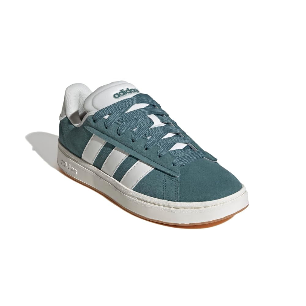 Zapatos Adidas Grand Court Alpha Para Hombre, Color Verde Azulado/blanco/chicle, Talla 5
