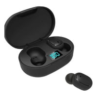 Universal - Auricular Audífonos E6S Inalambricos Con Micrófono Negro
