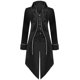 thumbnail image 1 of Chaqueta gótica SIAEAMRG Steampunk para hombre, XXXL, negra, 1 of 6