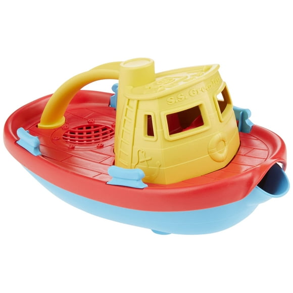 Remolcador Green Toys CB3 Amarillo fabricado en EE. UU.