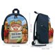thumbnail image 2 of Mochila Desmarcar Tren de Dinosaurios Azul, 2 of 6