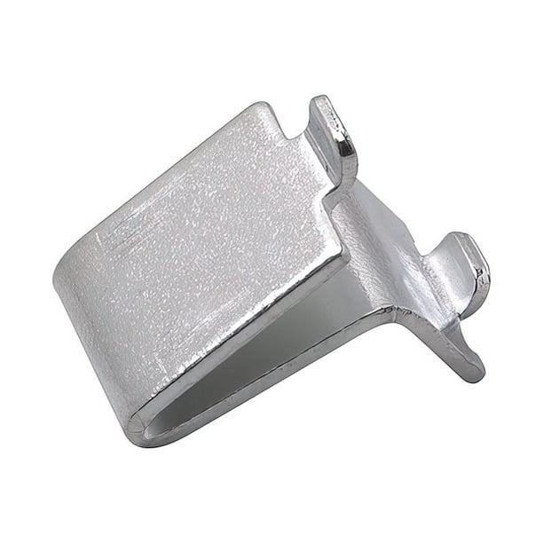 Pinza de soporte para repisa Richelieu, plata y zinc, 11,1 cm de largo, 11,3 kg (paquete de 5)