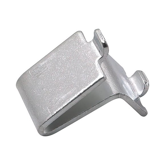 Pinza de soporte para repisa Richelieu, plata y zinc, 11,1 cm de largo, 11,3 kg (paquete de 5)