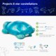 thumbnail image 3 of Proyector Nightlight Star Cloud de Twinkling Twilight Turtle, 3 of 7