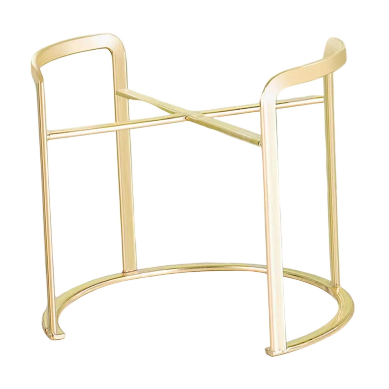 Magideal - Soporte Para Dispensador De Bebidas, Base Redonda De 20 Cm, Soporte Portátil Para Jarra De Agua Fría, Base Para Jarra Para Bar, Picnics Al Aire Libre, Oro