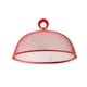 thumbnail image 1 of Cubierta De Malla Para Alimentos, Red Multiusos Reutilizable Para Cubrir Pasteles, Para Parrilla De Barbacoa Casera, Color Rojo, 30cm, 1 of 5