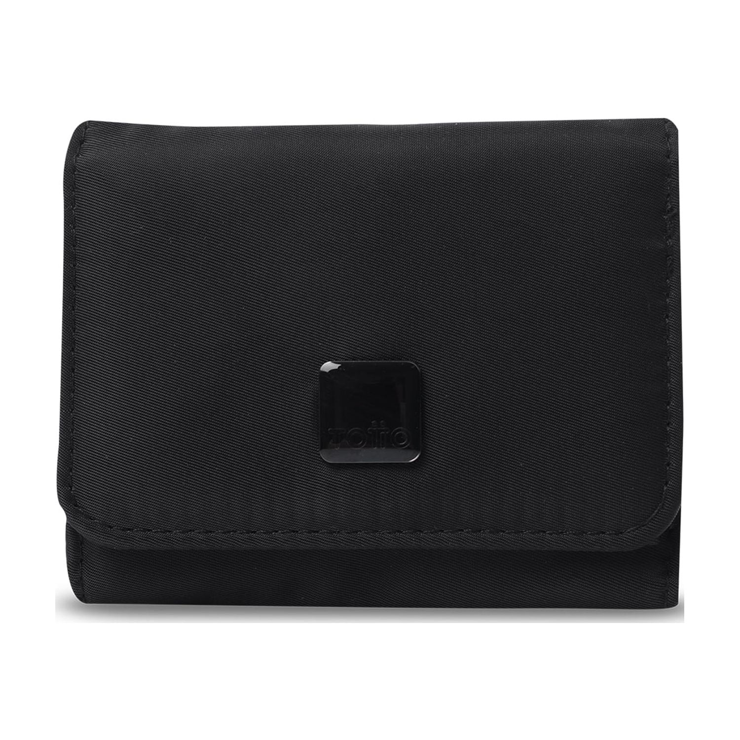 Billetera Totto Mujer Roxanne Con Rfid Blocker Negra