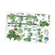 thumbnail image 3 of 2 Piezas De Calcomanías De Pared De Plantas Verdes Para Decoración Del Hogar, Sala De Juegos, Cocina, Esquina De Pared, 3 of 3