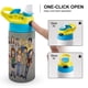 thumbnail image 4 of Daria Botella de Agua con Tapa Pop Top de Un Toque, Acero Inoxidable, a Prueba de Fugas, para Deportes, Botella Infantil azul 12 oz, 4 of 6