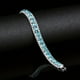 thumbnail image 3 of Luxury Birthstone Tennis Bracelet - Three Rows of Shiny Zircon - Colorful Watchband Bracelet for Women & Girls, 3 of 5