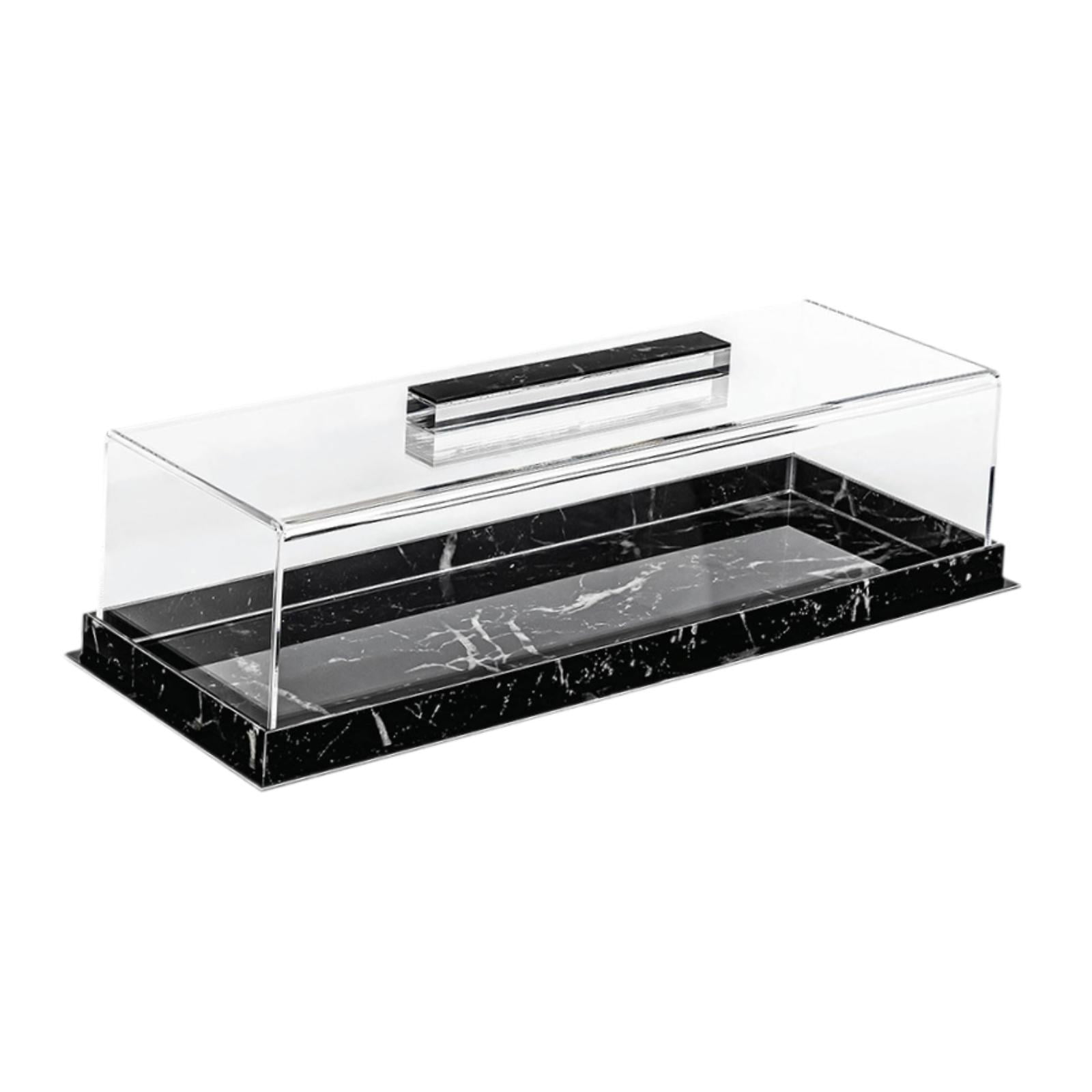 Bothyi - Vitrina Expositora De Pasteles Para Panadería, Plato De Exhibición De Postres Para Tiendas, Cumpleaños, Bodas, Color Negro