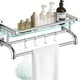 thumbnail image 2 of Estante Organizador Baño Vidrio Toallero Acero inoxidable, 2 of 3