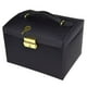 thumbnail image 4 of Joyero Organizador Negro 3 Niveles Con Llave Y Espejo Delux, 4 of 5