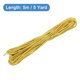 thumbnail image 2 of Uxcell Cordón Torcido 5 Yardas 0.12 pulgadas 3-Hilos Cuerda Trenzada Hilo Brillante Color Oro Claro, 2 of 7