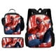 thumbnail image 2 of Cartoon M-Marvels Spider 3 pcs set Child School Backpack with Lunch Bags ,Pencil Bags School Bags for Boys Girls Best Gift-Man, 2 of 3