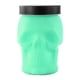 thumbnail image 1 of Frasco dulces vidrio calavera verde, 1 of 3