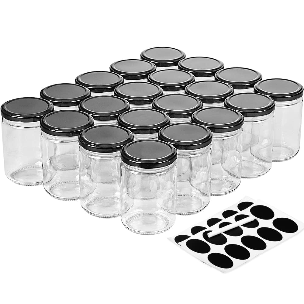 Frascos De Vidrio Ritayedet 350 Ml Con Tapas Para Hacer Velas, 20 Unidades
