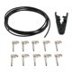 thumbnail image 1 of Kit De Placa De Pedal De Audio De 6,35mm, Cables De Conexión DIY Para Bajo De Guitarra, 1 of 5