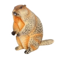 Magideal - Juguete De Marmota De Simulación, Modelo Animal, Decoración De Escritorio, Ornamento Realista, Estatuilla Para Inauguración De La Casa, Paisaje, Estud Estilo D