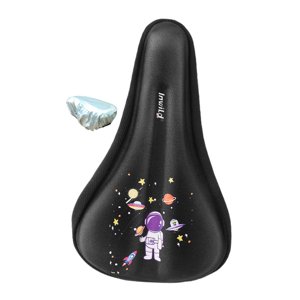 Ioensy - Funda De Cojín Para Asiento De Bicicleta Para Niños Con Funda Impermeable Protector De Asiento De Bicicleta M Astronauta