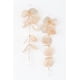 thumbnail image 1 of Pendientes Colgantes Fashnzfab Cristal Flor Delicada Dorado, 1 of 2