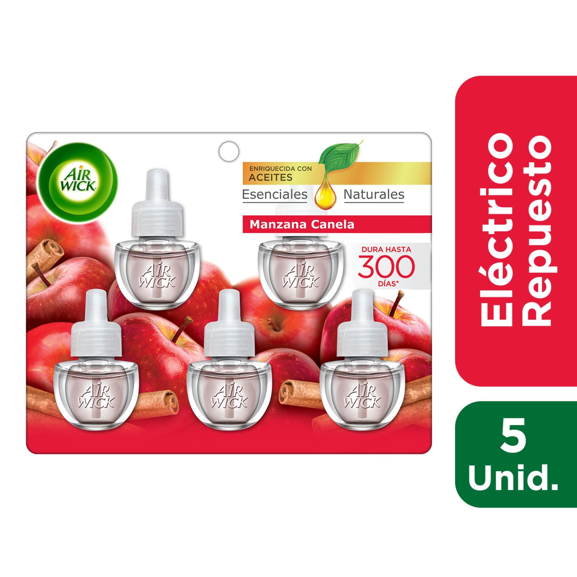 Air Wick - Repuesto Aromatizantes Aceite Manzana Canela Blistec 5 Un.