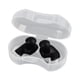 thumbnail image 4 of Tapones para los oídos para natación, protectores de oídos en espiral, reutilizables, con reducción de ruido, tapones para los oídos de silicona, Negro, 4 of 5