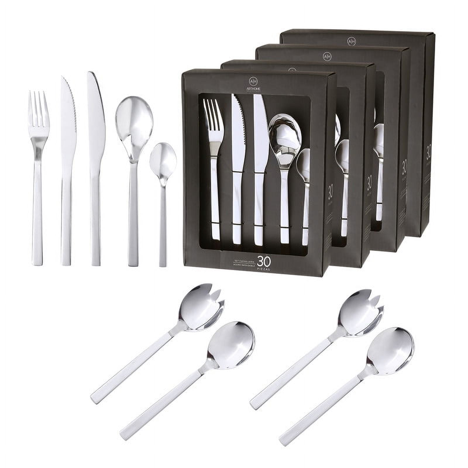 Arthome - Set Cuchilleria 124 Piezas Acero Inoxidable Cuc21