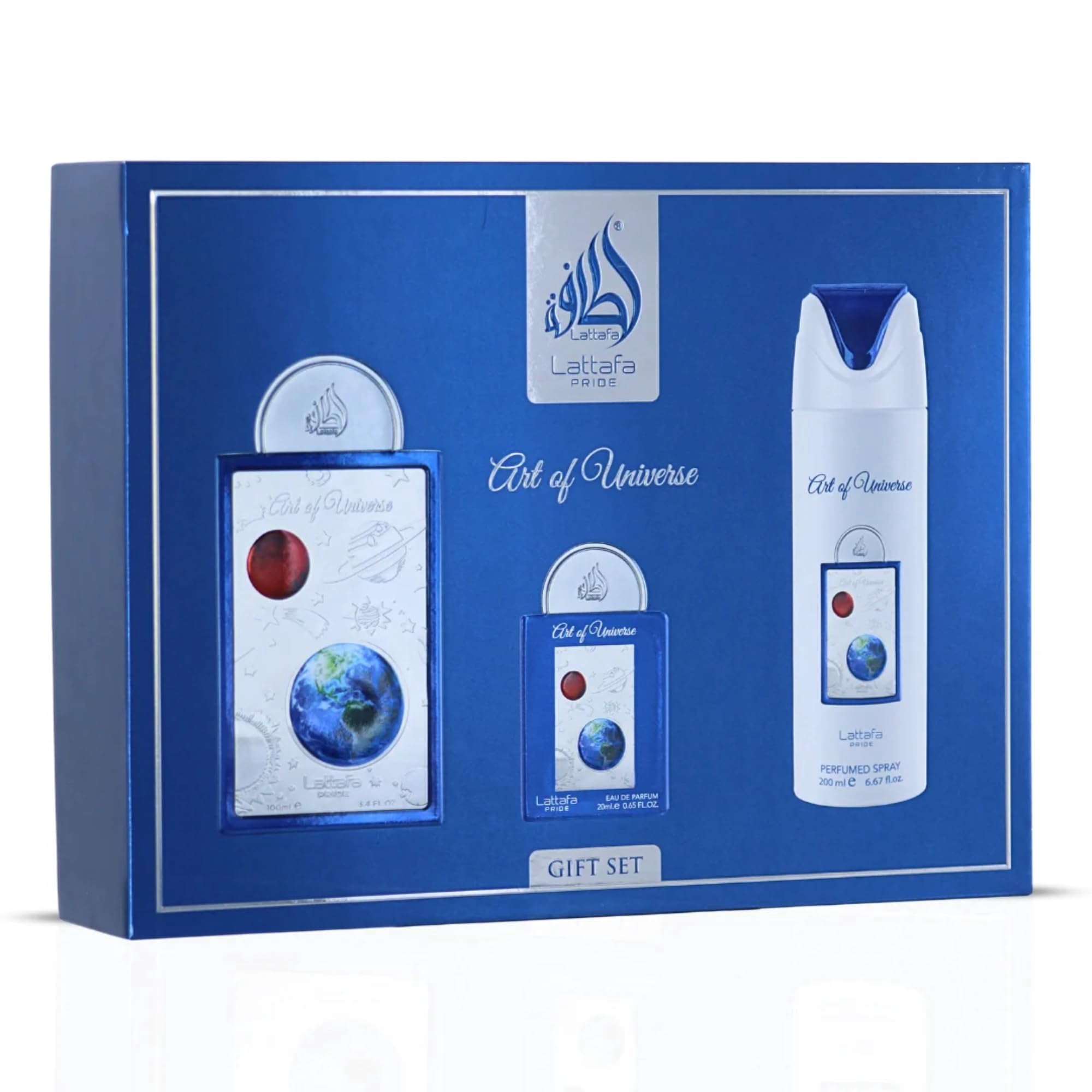 Set De Regalo Lattafa Pride Arte Del Universo 3 Piezas 100 Ml