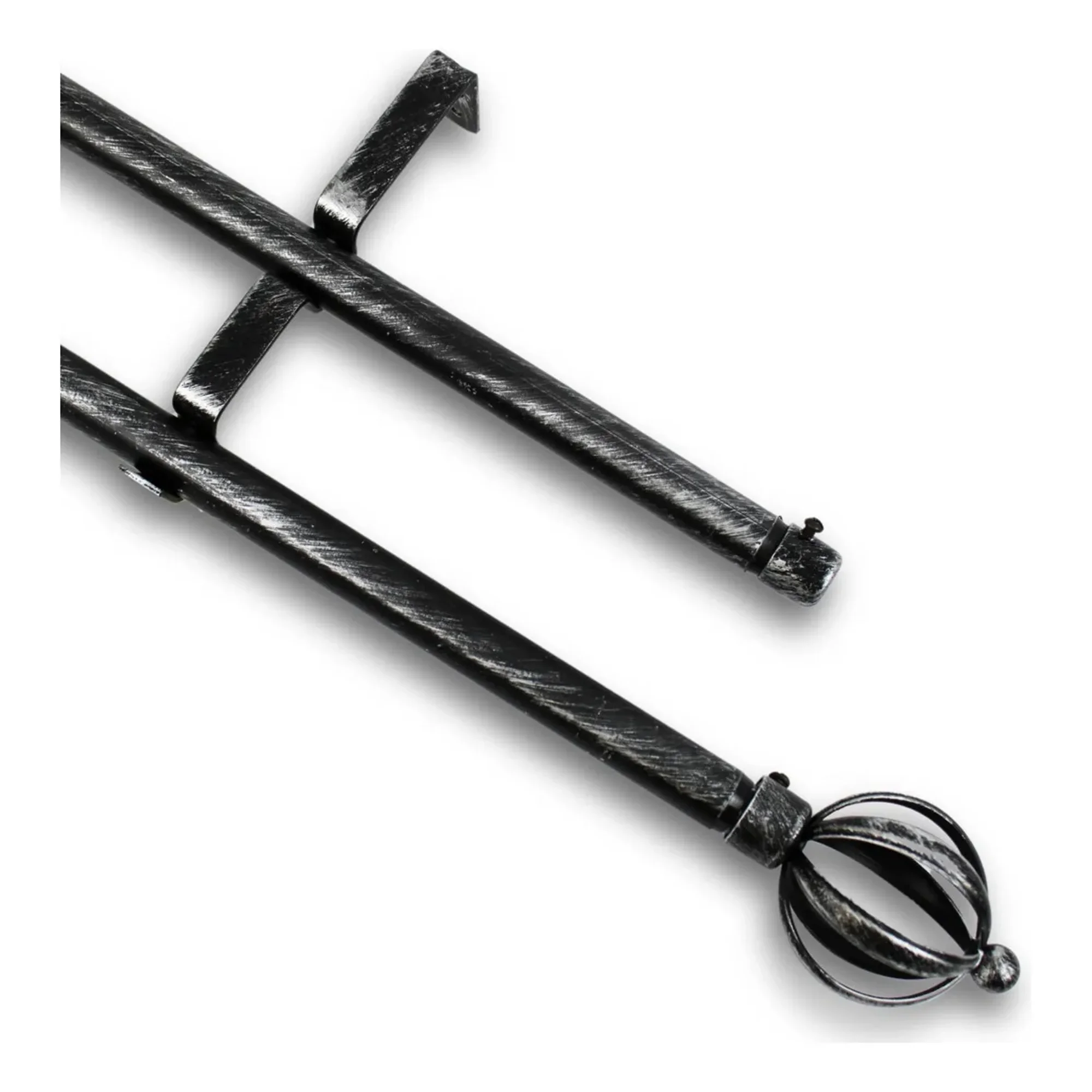 Barras De Cortina 19mm Extensibles Metálicas 120-210 Cm Guiza