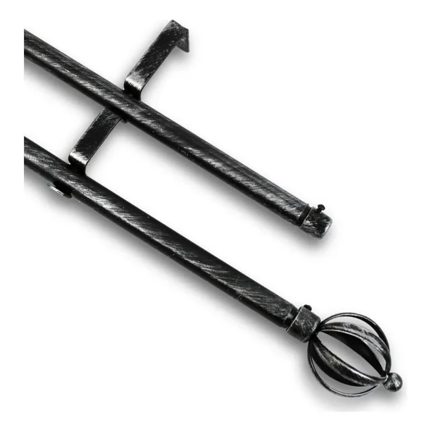 Barras De Cortina 19mm Extensibles Metálicas 120-210 Cm Guiza