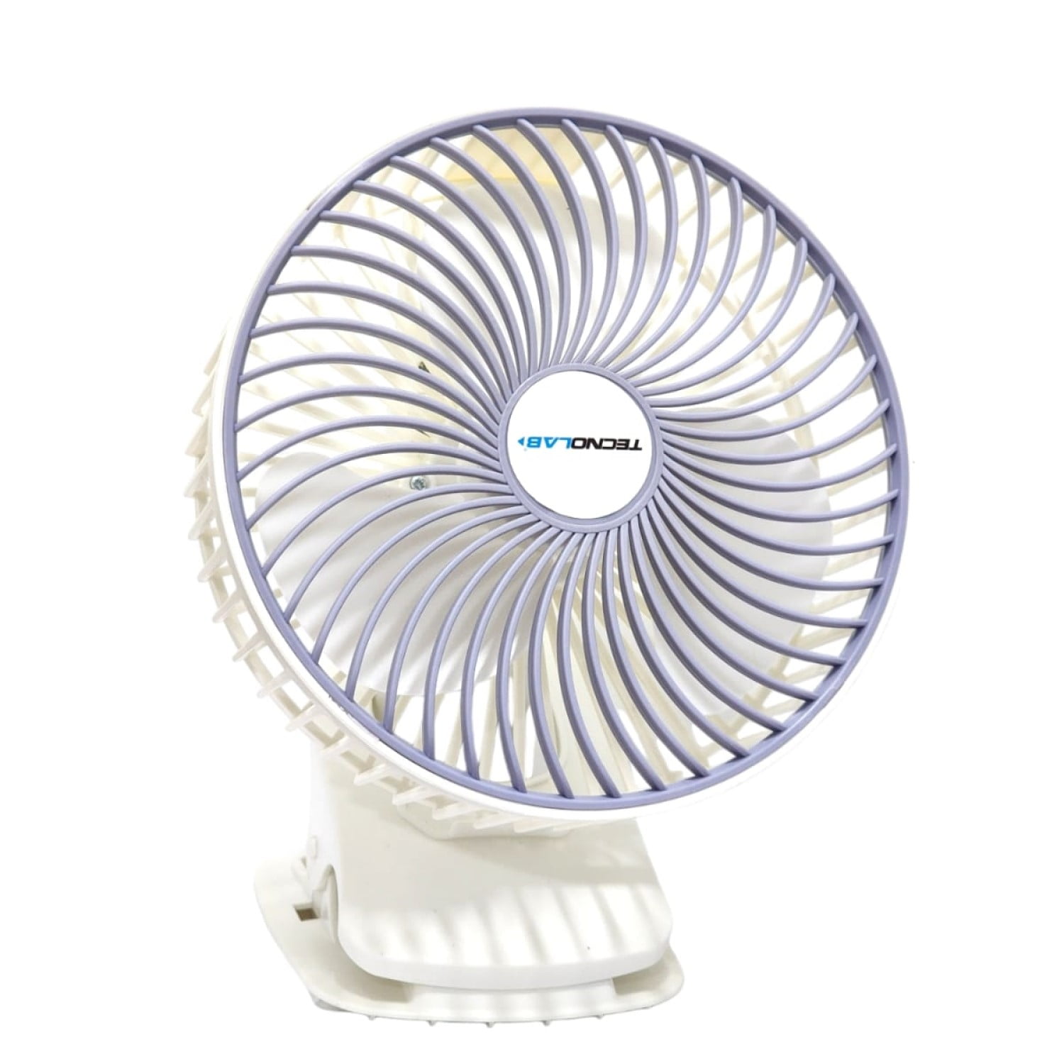 Ventilador Clip Portátil Recargable Tecnolab Tl674 Blanco