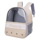 thumbnail image 2 of Durable Pet Carrier Bolsa Perro Gato Suave correa ajustable para el hombro Transporte frontal Ventilación para animales de , C-Caqui, 2 of 5