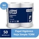 thumbnail image 1 of Papel Higiénico Tork 50 M. Simple Hoja Universal X 4 Rollos, 1 of 6