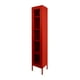 thumbnail image 3 of Estante tipo locker con puerta de vidrio y 4 repisas ajustables - Rojo Guinda, 3 of 3