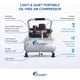 thumbnail image 2 of Compresor California Air Tools CAT1P1060S 1 Gal 0.6HP Silencioso, 2 of 3