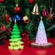 thumbnail image 2 of Juego de moldes de silicona KVCSYAW para velas 3D con forma de árbol de Navidad, 2 unidades, 2 of 7