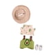 thumbnail image 3 of Conjunto De Pantalón Y Top Con Tirantes Para Muñeca Con Sombrero Y Zapatos. Disfraz Para Muñeca De 17 Cm. Conjunto De Zapatos Verdes., 3 of 3