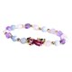 thumbnail image 4 of Feng Shui Pixiu Pulsera Atraer Riqueza Dinero Joyería Para Hombres Mujeres Púrpura, 4 of 5