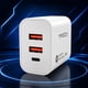 thumbnail image 4 of Cargador Rápido 38w 3 Puertos Y Cable Compatible Con iPhone, 4 of 5