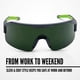thumbnail image 3 of Gafas de seguridad Jackson Safety Maxview+ Wraparound Black, 3 of 6