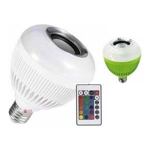 Puntostore - Ampolleta Led Con Parlante Bluetooth 3W Soquete Verde - Ps