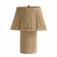 thumbnail image 1 of Lámpara de mesa TOV Furniture Corrine de yute natural hecha a mano, 1 of 8
