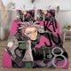 thumbnail image 2 of Kaiju No.8 Face on print Soft Bed Set Lightweight 3 Pieces Bedding Sets for All Season Comforter Set Easy Care, 2 of 5