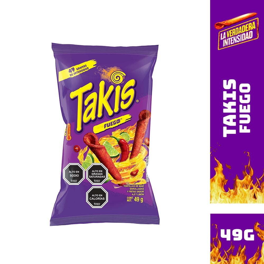 Tortilla De Maíz Fuego 49 g Takis