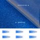 thumbnail image 4 of Rollo de vinilo HTV HTVVETUR 30 cm x 2,7 m Brillantina Azul, 4 of 7