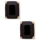 thumbnail image 1 of Aros Mujer 2cm N/A Broche Metal Metal N/A Negro Negro/Dorad, 1 of 2