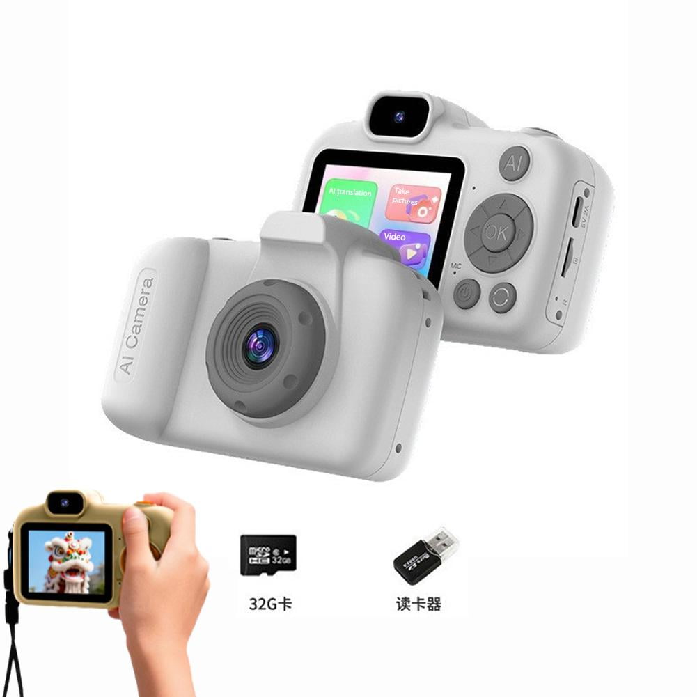 Unbrand - Ai Smart Learning Camera For Kids - 3.9 Educational Toy With Dual Cameras, Voice Interaction & Real-time Q&a, 600mah Battery, Wifi Updateable Knowledge Base, Birthday Gift For Boys Girls