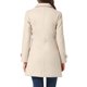 thumbnail image 3 of INSPIRE CHIC Abrigo de Invierno para Mujer con Cuello Peter Pan, Corte en Línea A hasta el Muslo, con Botonadura Simple, Color Beige, Talla L, 3 of 6