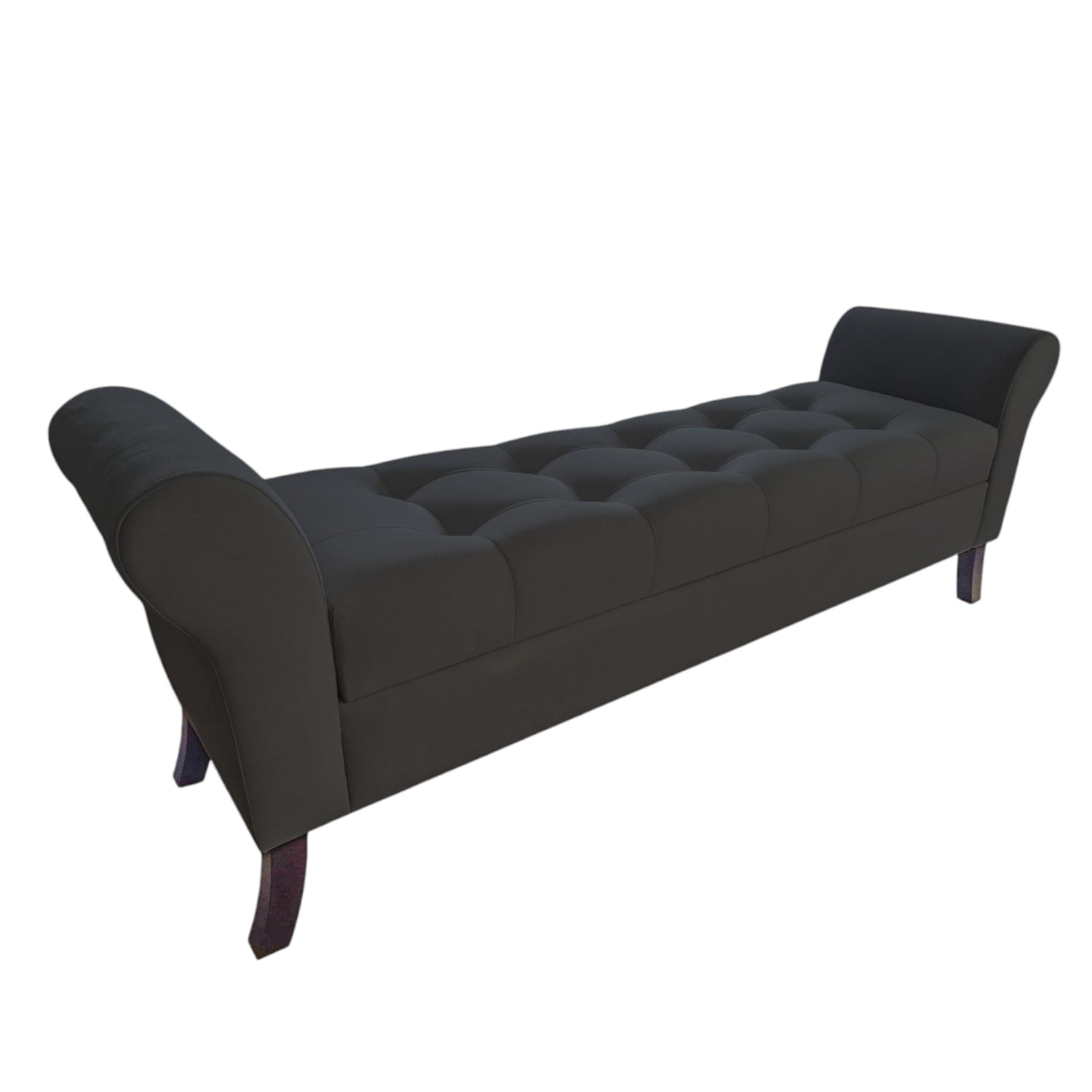 Genérico - Banqueta Baul Tucson King Color Negro